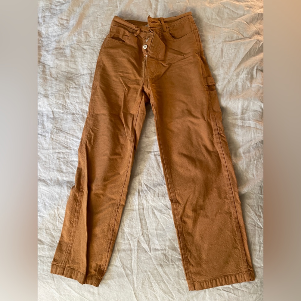 Jesse Kamm hand pants in tobacco